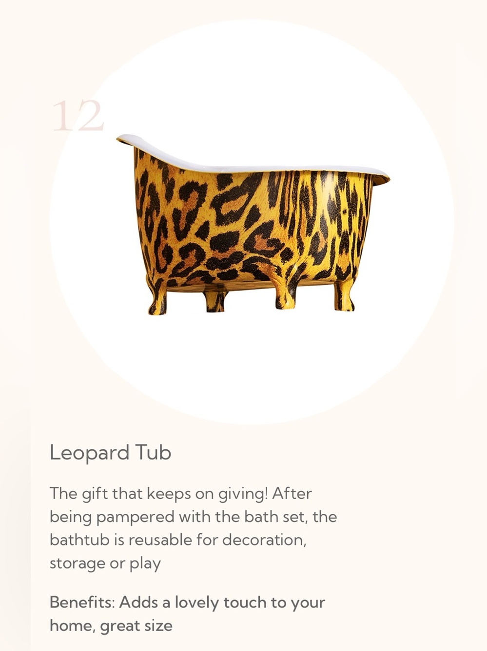 Lovery Luxe Honey Almond Spa Gift Basket -18Pc Leopard Self Care Kit - Picture 16 of 16